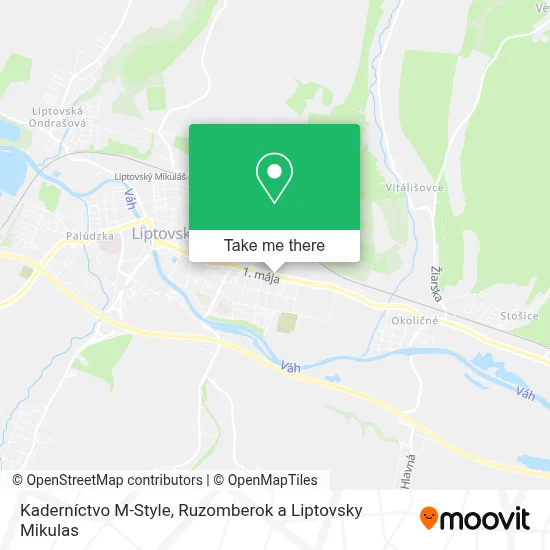 Kaderníctvo M-Style map