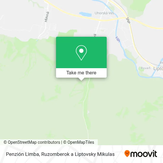 Penzión Limba map