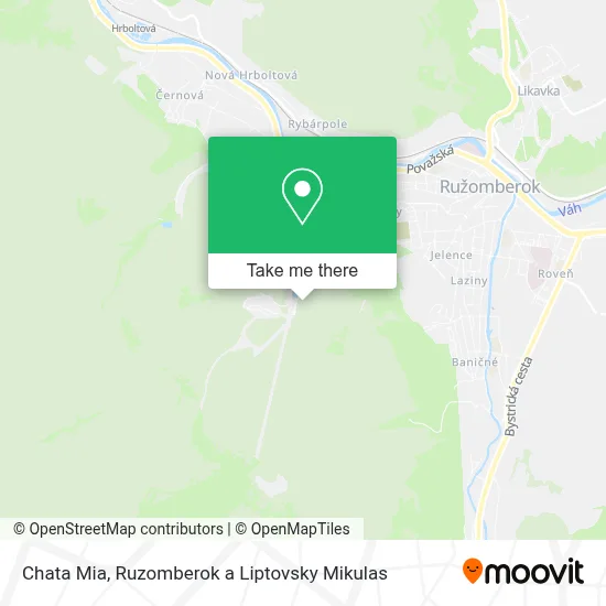 Chata Mia map