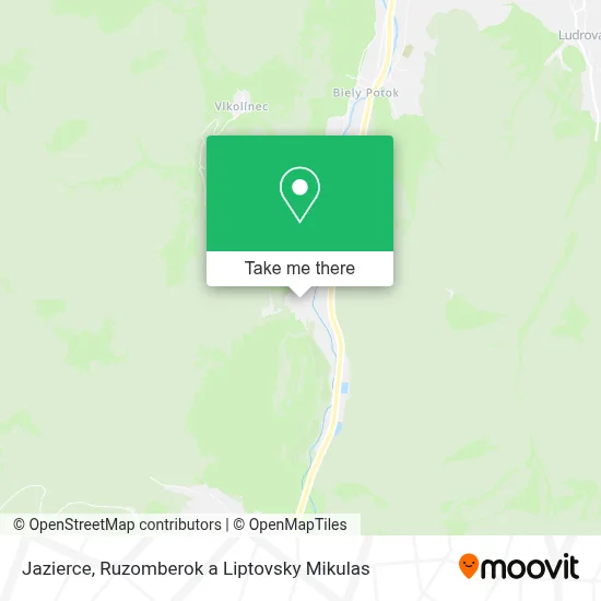 Jazierce map
