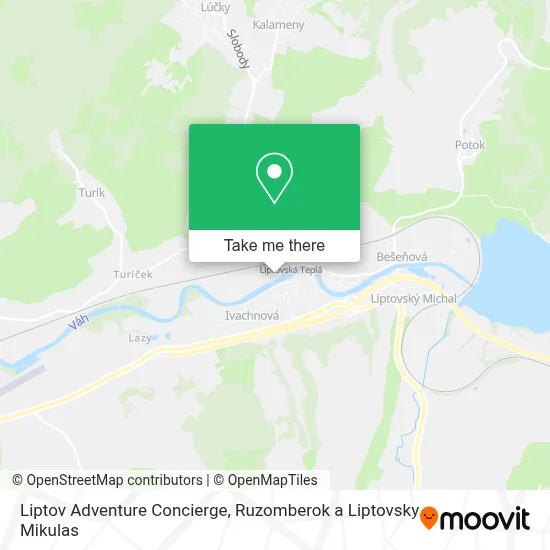 Liptov Adventure Concierge map