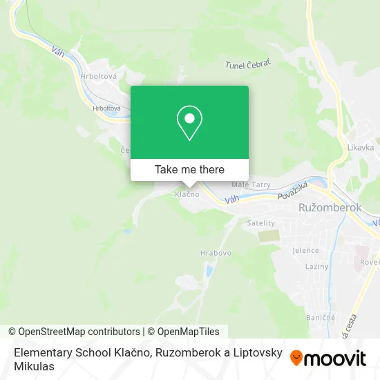 Elementary School Klačno map