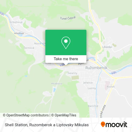 Shell Station map