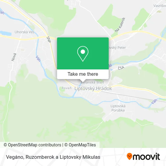 Vegáno map