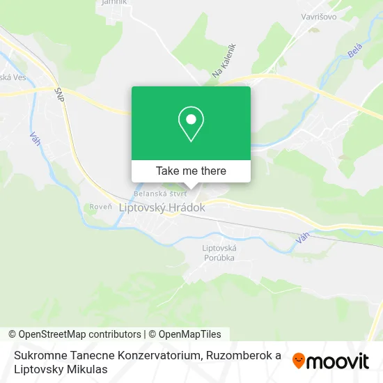 Sukromne Tanecne Konzervatorium map