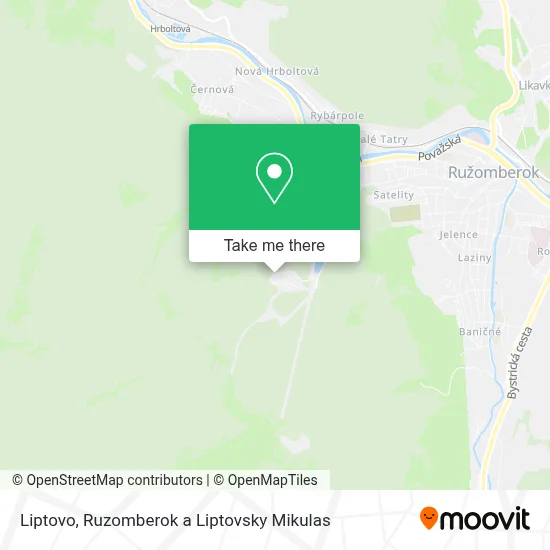 Liptovo map