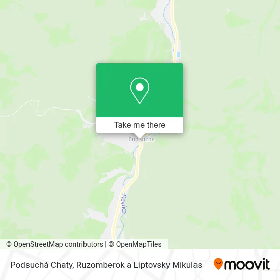 Podsuchá Chaty map