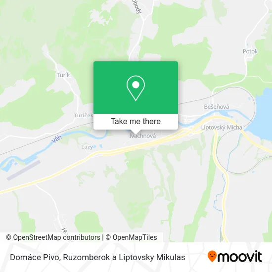 Domáce Pivo map