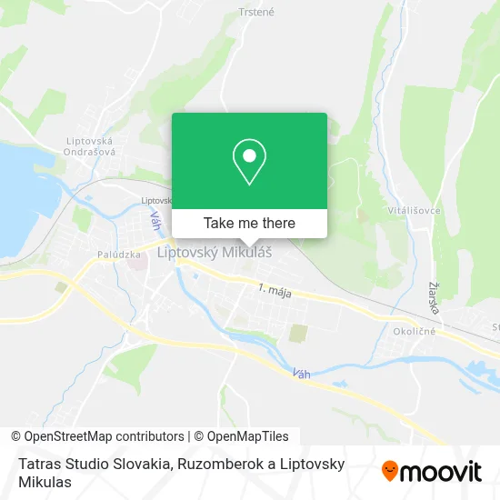 Tatras Studio Slovakia map