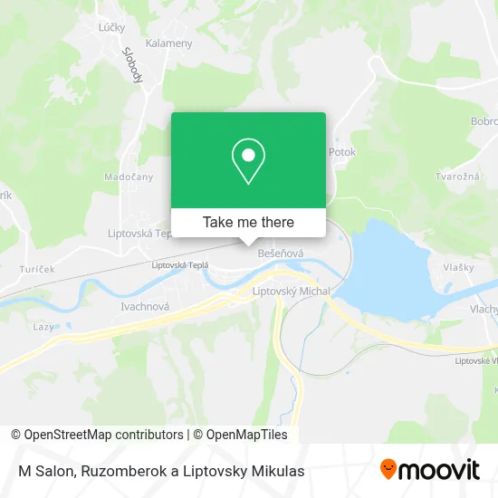 M Salon map