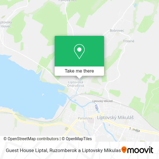 Guest House Liptal map