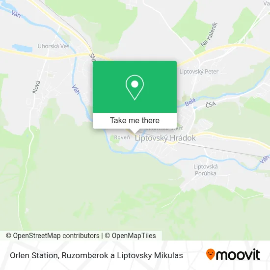 Orlen Station map