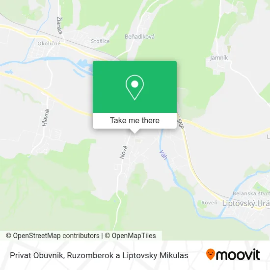 Privat Obuvnik map