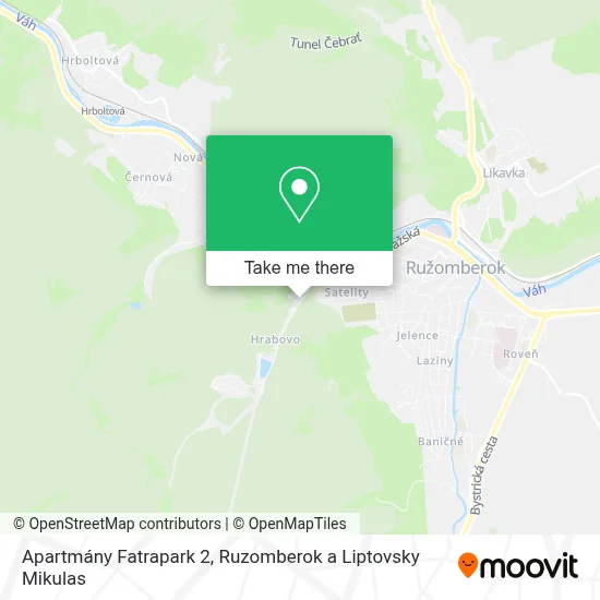 Apartmány Fatrapark 2 map