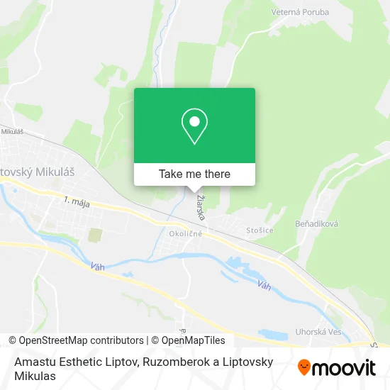 Amastu Esthetic Liptov map