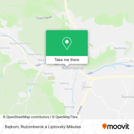 Bajkom map