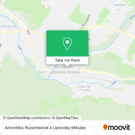 Arborétko map