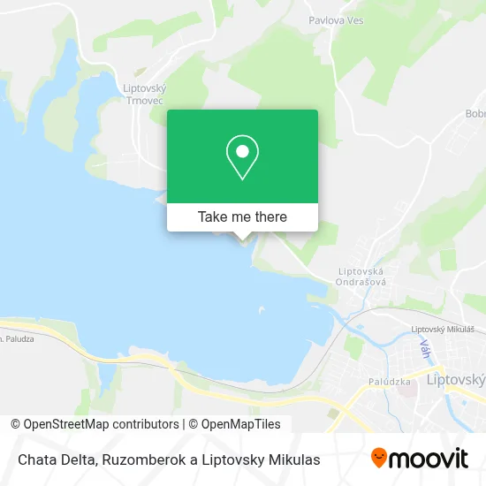 Chata Delta map