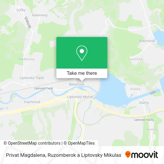 Privat Magdalena map