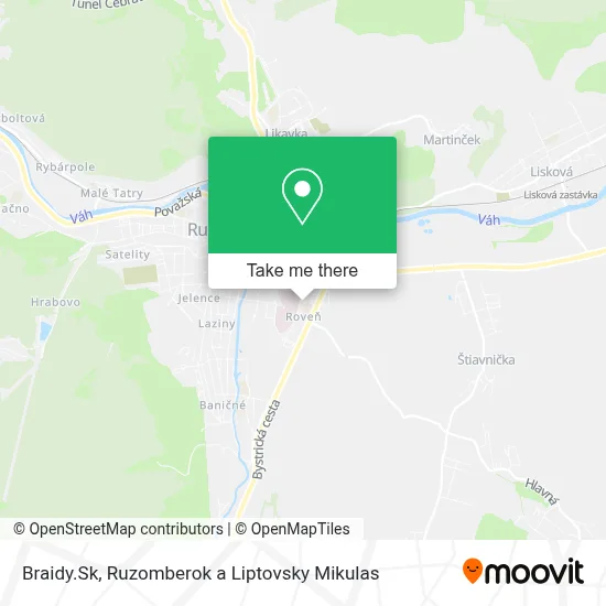 Braidy.Sk map