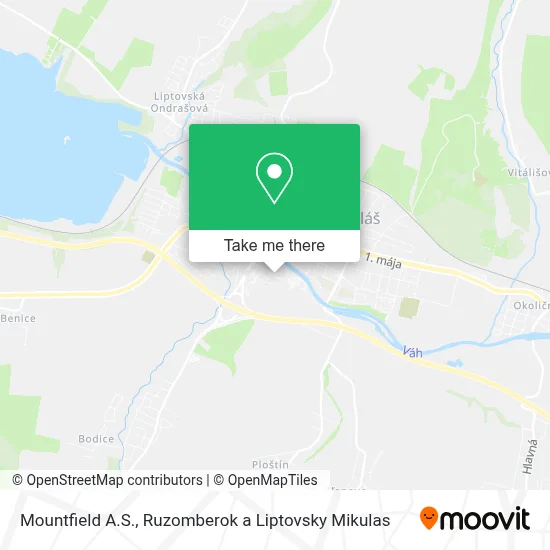 Mountfield A.S. map