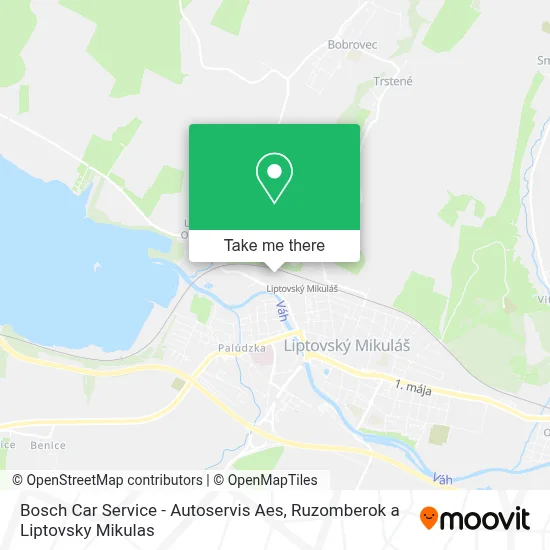 Bosch Car Service - Autoservis Aes map