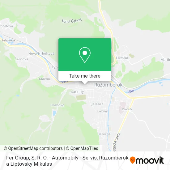 Fer Group, S. R. O. - Automobily - Servis map
