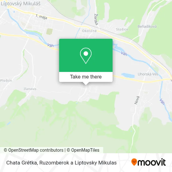 Chata Grétka map