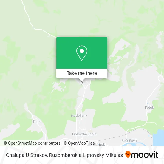Chalupa U Strakov map