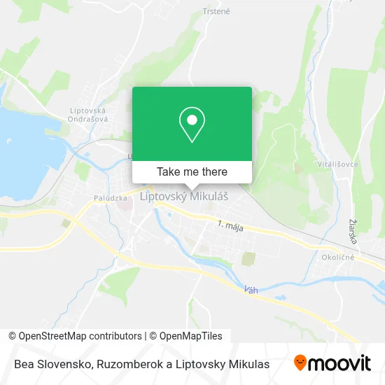 Bea Slovensko map