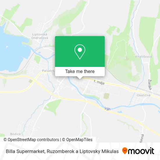 Billa Supermarket map
