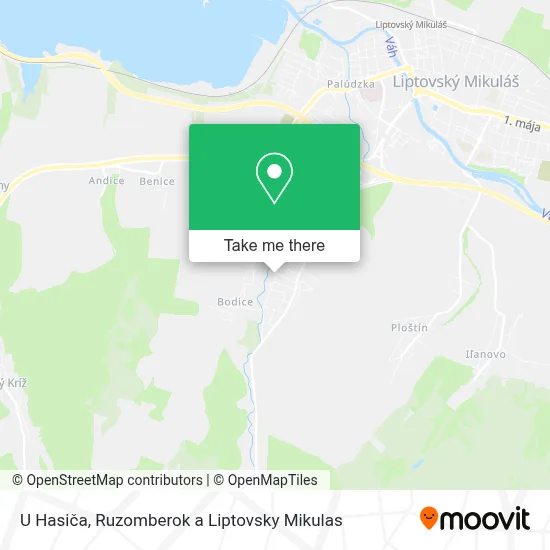 U Hasiča map