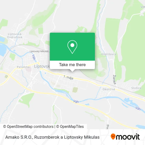 Amako S.R.O. map