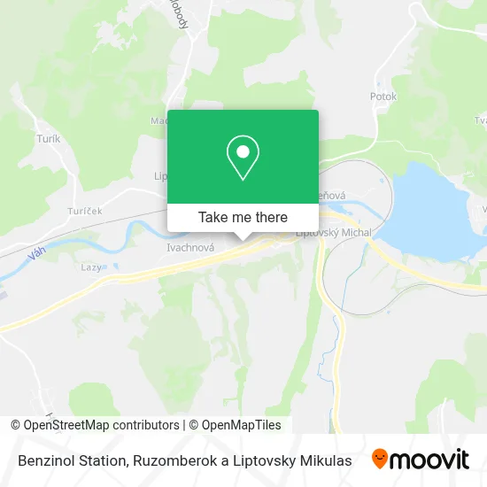 Benzinol Station map