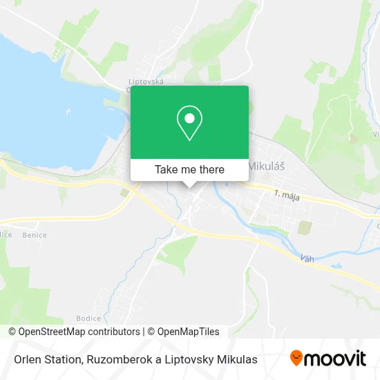Orlen Station map