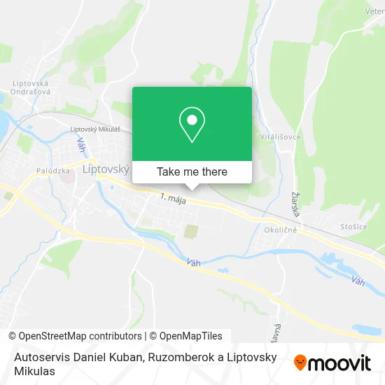 Autoservis Daniel Kuban map