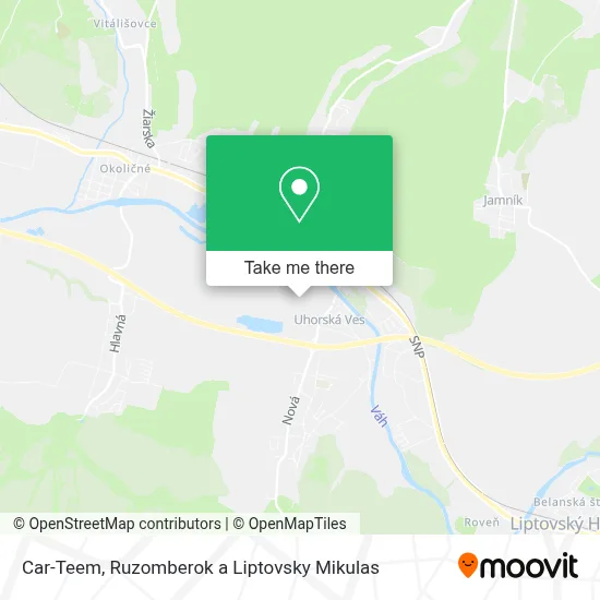 Car-Teem map