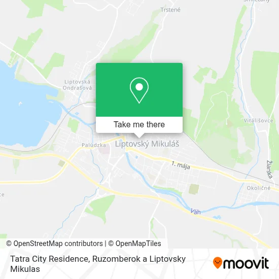 Tatra City Residence map