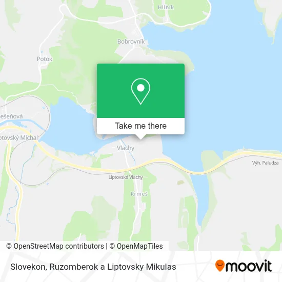 Slovekon map