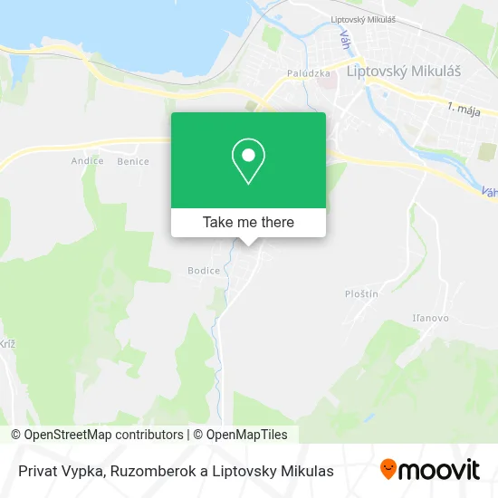 Privat Vypka map