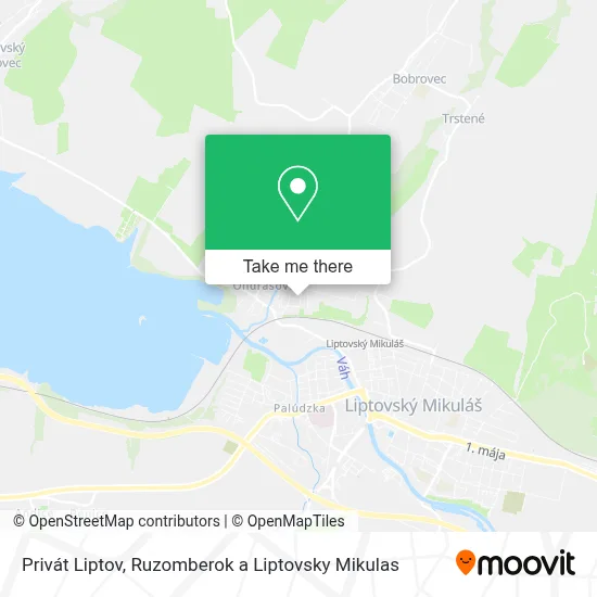 Privát Liptov map