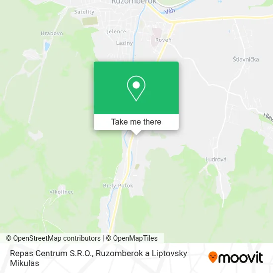 Repas Centrum S.R.O. map