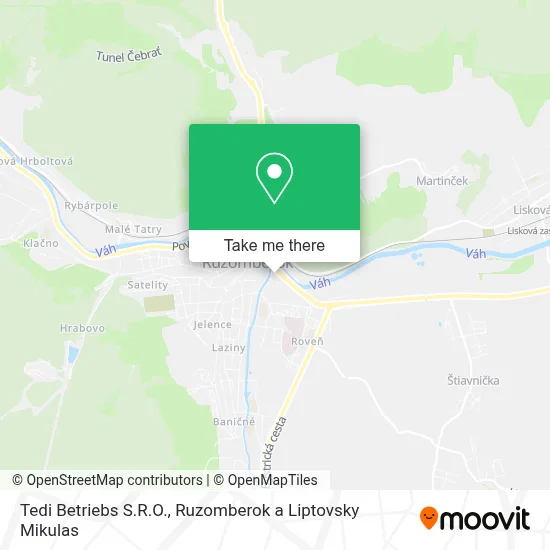 Tedi Betriebs S.R.O. map