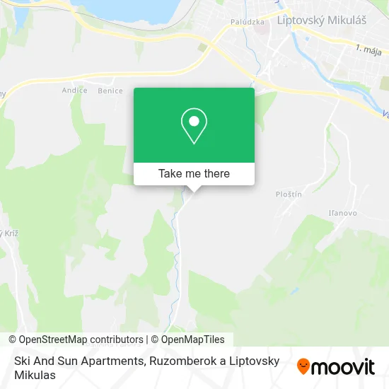Ski And Sun Apartments map