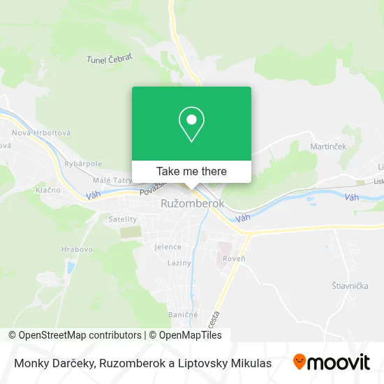Monky Darčeky map