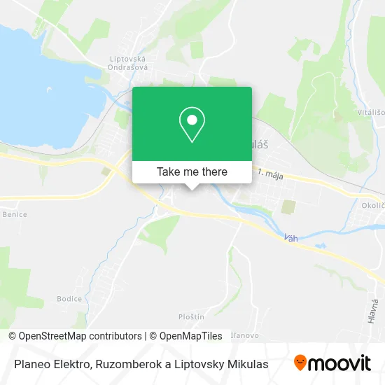 Planeo Elektro map