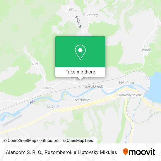 Alancom S. R. O. map