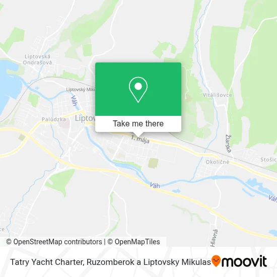 Tatry Yacht Charter map