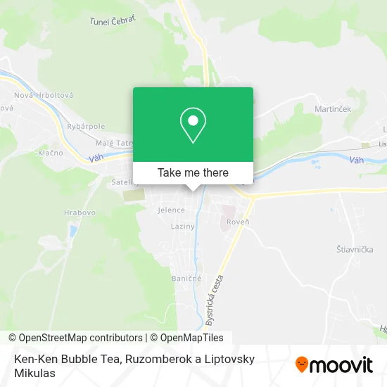 Ken-Ken Bubble Tea map