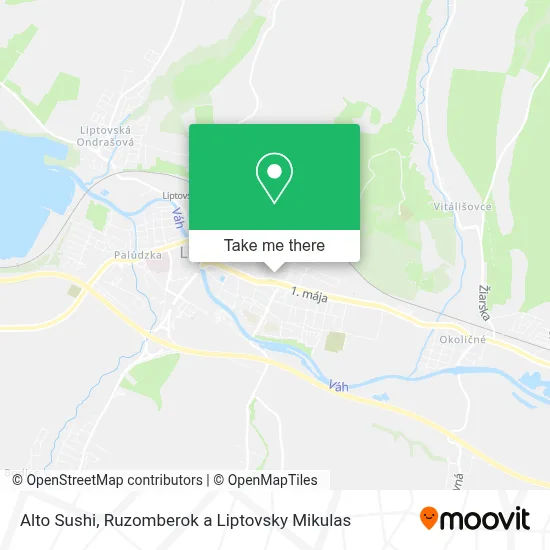 Alto Sushi map